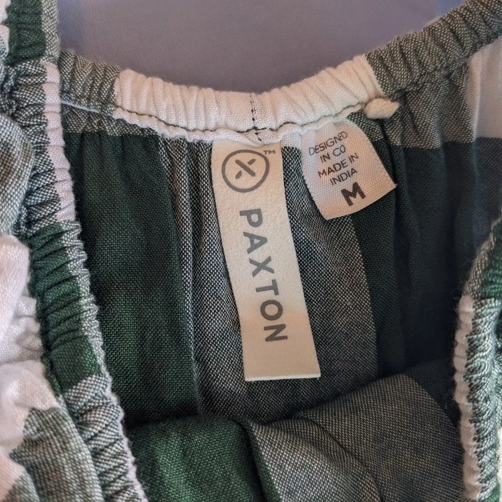 Girls Medium Green and White Checkered Baylor University Kids Dress